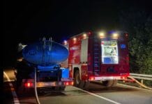 U požaru vikendice smrtno stradao muškarac (79), 17 šibenskih vatrogasaca borilo se s buktinjom