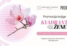 U četvrtak predstavljanje knjige ‘Kvadrant žene’