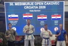 Seniorska bronca za Davida Zoričića iz Karate kluba Šibenik